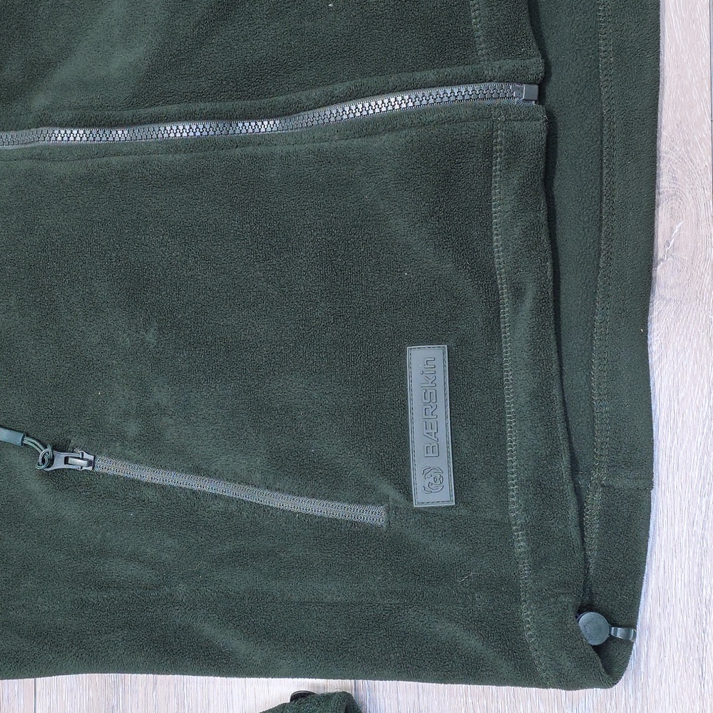 Baerskin Tactical Supply Bearskin 4 Performance ZipUp Fleece Hoodie Green Sz Lg - Picture 7 of 16